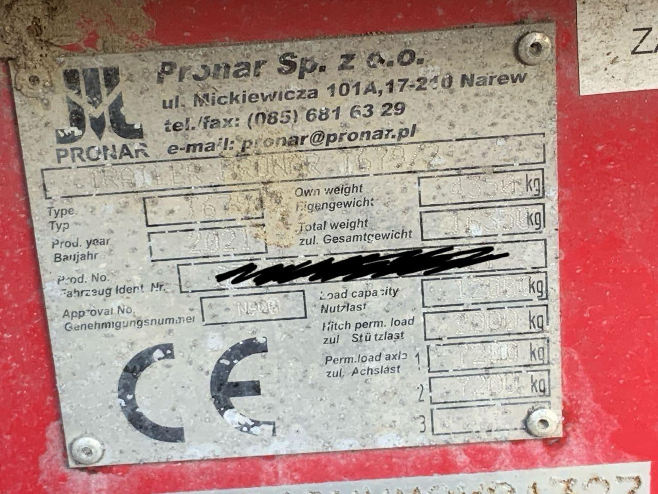 Pronar T679/2 - Muldenkipper/ Dumper: das Bild 4 Pronar T679/2 - Muldenkipper/ Dumper: das Bild 4