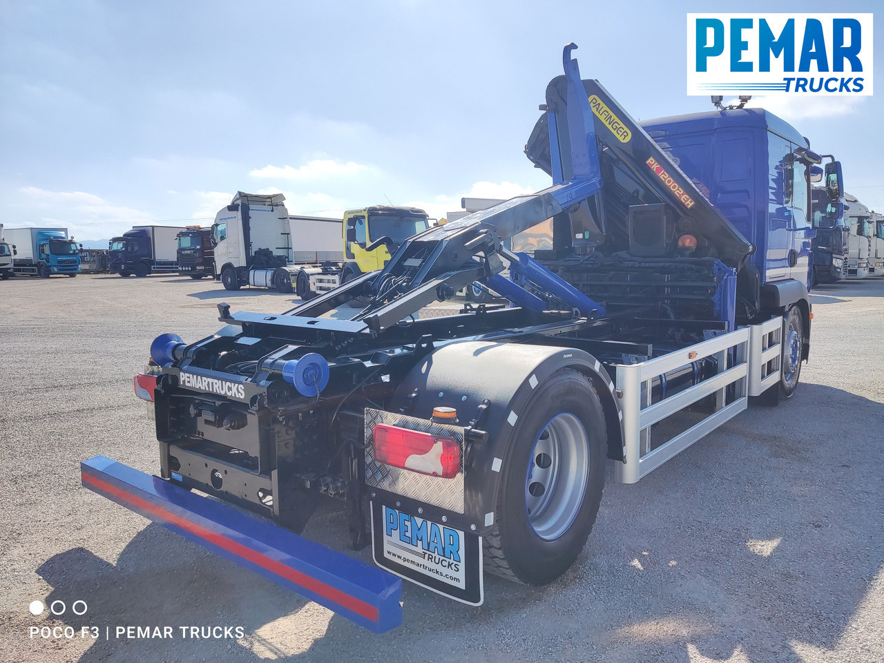 Abrollkipper, Autokran MAN TGM 18.290 GRUA MULTILIFT: das Bild 13 Abrollkipper, Autokran MAN TGM 18.290 GRUA MULTILIFT: das Bild 13