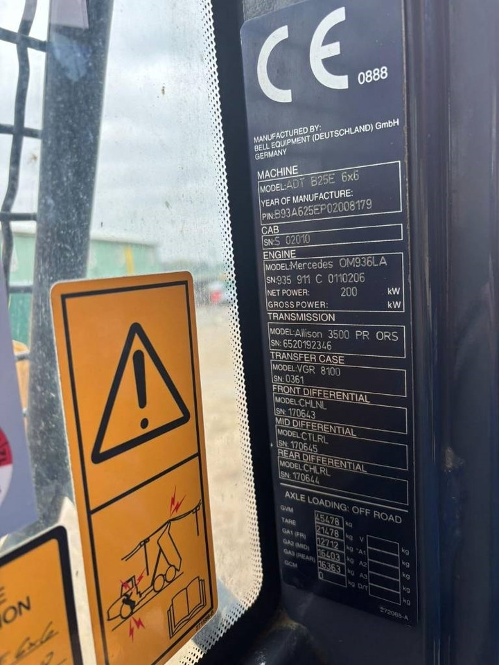 Knickgelenkter Dumper Bell B 25 E: das Bild 9 Knickgelenkter Dumper Bell B 25 E: das Bild 9