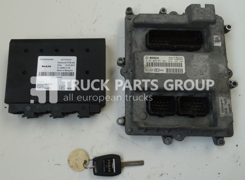 MAN TGX, TGS ignition set >>>>> BOSCH 0281020067 ECU EDC + PTM + chi control unit - Steuergerät für LKW: das Bild 1 MAN TGX, TGS ignition set >>>>> BOSCH 0281020067 ECU EDC + PTM + chi control unit - Steuergerät für LKW: das Bild 1