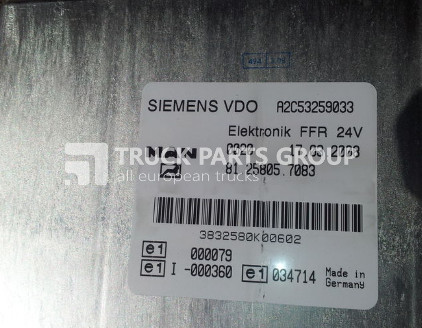 MAN TGX ignition set >>>>> BOSCH 0281020067 + PTM + chip key, EURO 5 control unit - Steuergerät für LKW: das Bild 3 MAN TGX ignition set >>>>> BOSCH 0281020067 + PTM + chip key, EURO 5 control unit - Steuergerät für LKW: das Bild 3