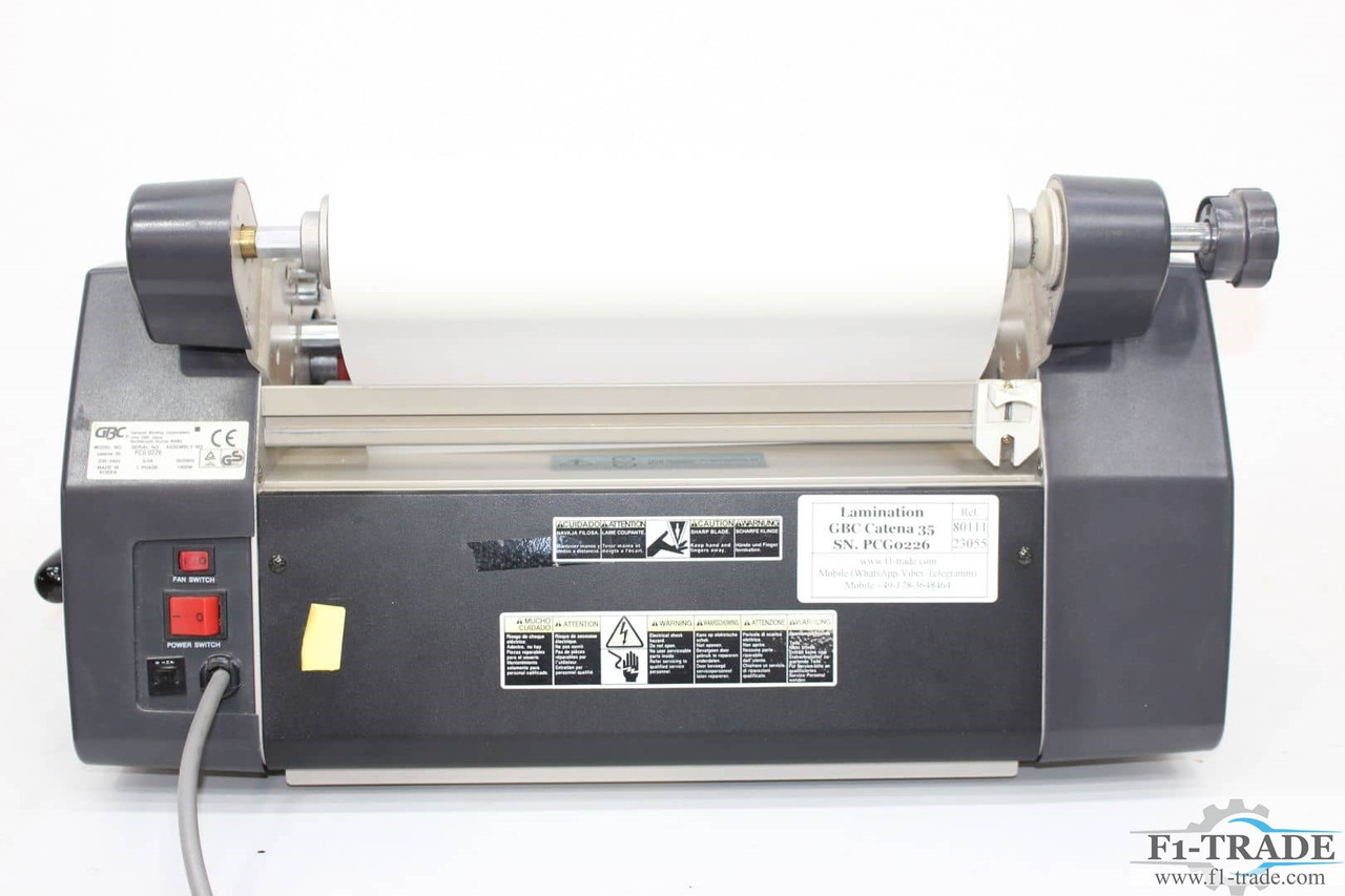 GBC Catena 35 - Druckmaschine: das Bild 5 GBC Catena 35 - Druckmaschine: das Bild 5