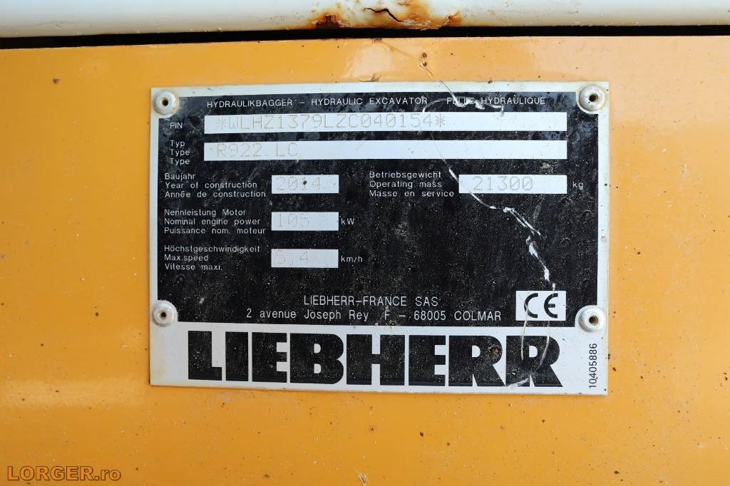 Liebherr R 922 LC - Kettenbagger: das Bild 3 Liebherr R 922 LC - Kettenbagger: das Bild 3