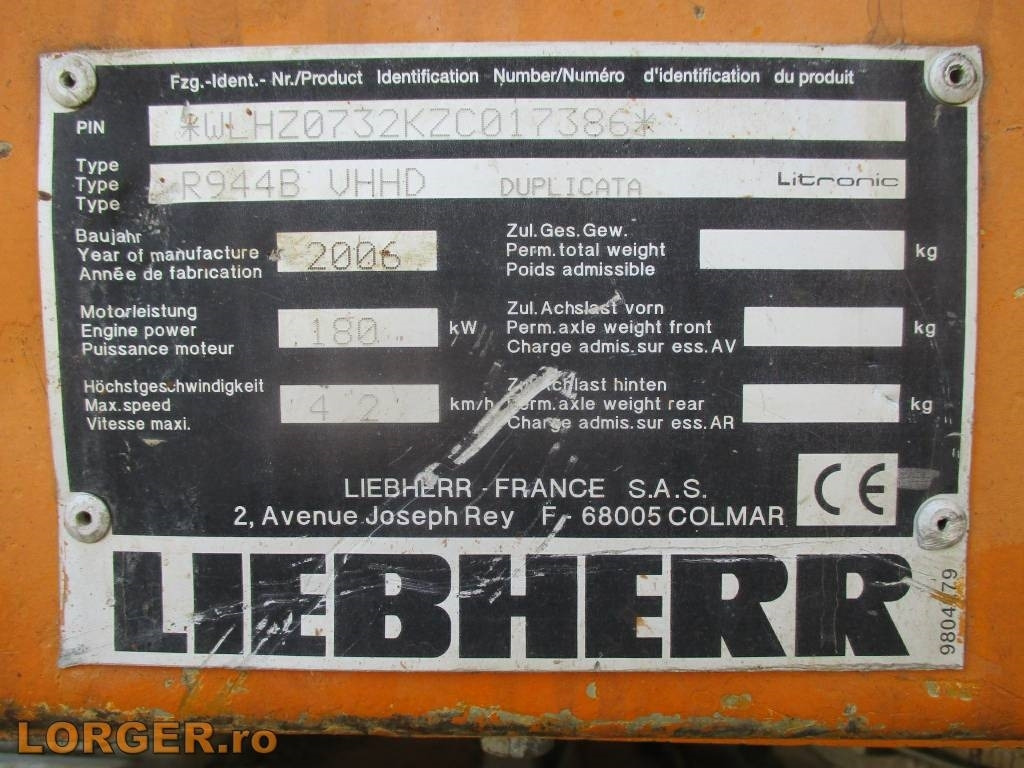 Abrissbagger Liebherr R 944B VHHD: das Bild 20