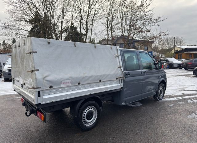 Volkswagen T5 Transporter Pritsche Pritsche Doppelkabine - Transporter mit Plane: das Bild 4 Volkswagen T5 Transporter Pritsche Pritsche Doppelkabine - Transporter mit Plane: das Bild 4