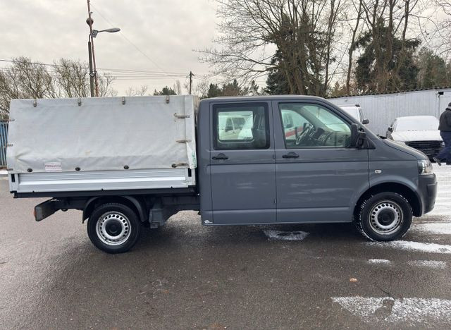 Volkswagen T5 Transporter Pritsche Pritsche Doppelkabine - Transporter mit Plane: das Bild 3 Volkswagen T5 Transporter Pritsche Pritsche Doppelkabine - Transporter mit Plane: das Bild 3