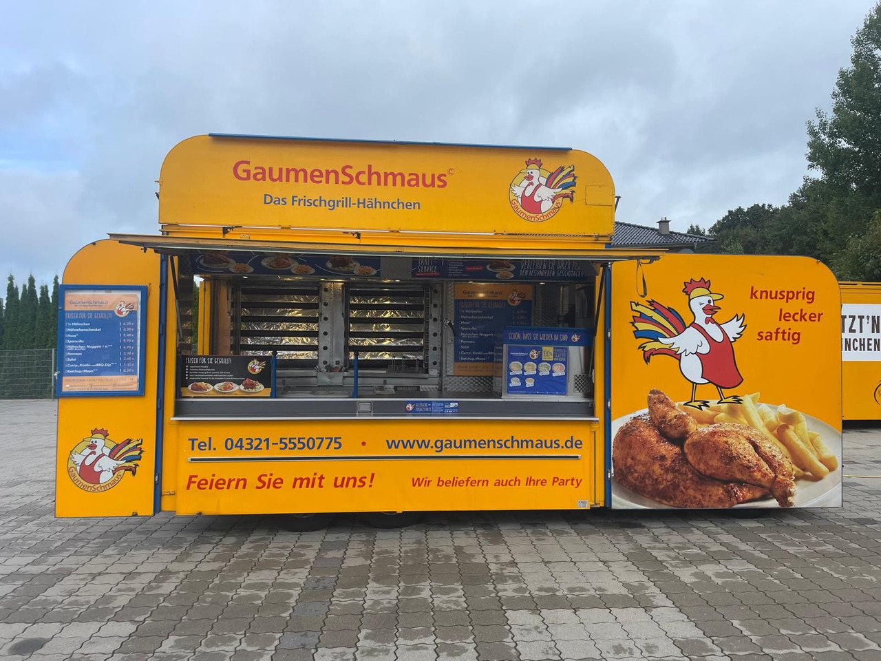 Verkaufsfahrzeug Fiat Hähnchengrill mobil Foodtruck: das Bild 1