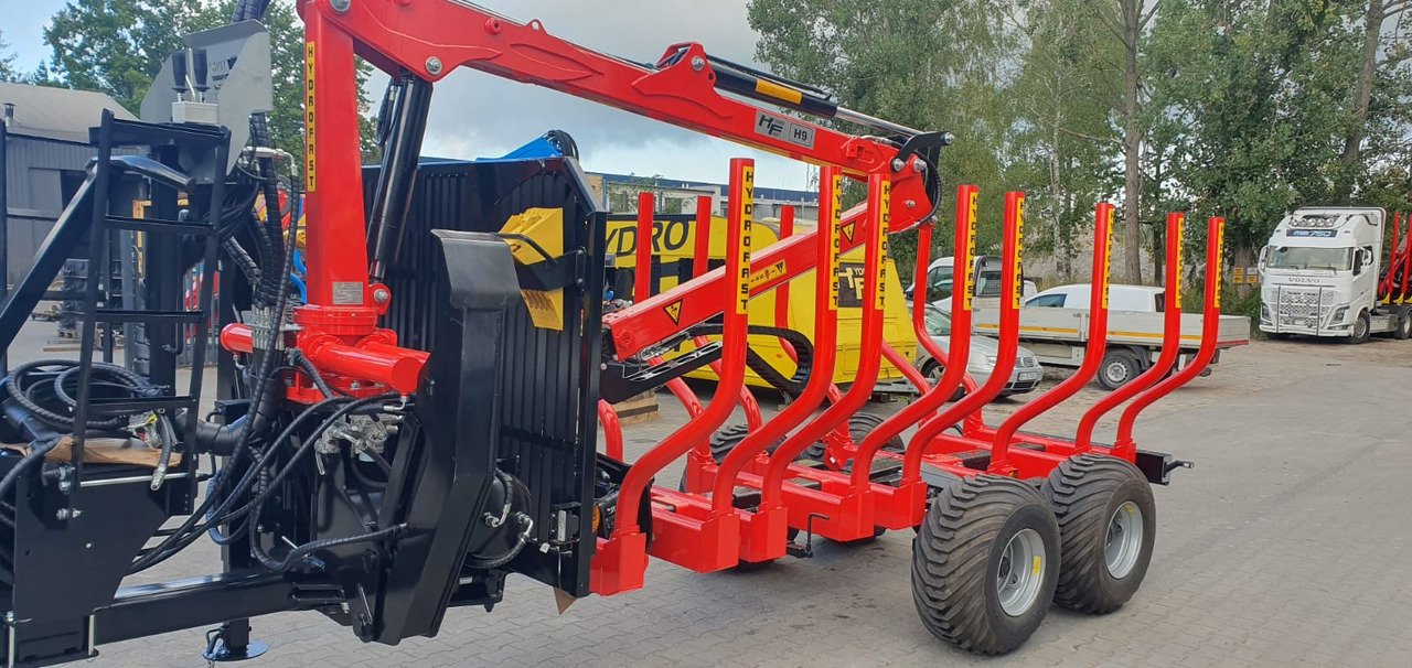 HYDROFAST Przyczepa leśna / Timber trailer / Holzanhänger / Remorque à bois / Remolque para madera - Rückewagen: das Bild 4 HYDROFAST Przyczepa leśna / Timber trailer / Holzanhänger / Remorque à bois / Remolque para madera - Rückewagen: das Bild 4