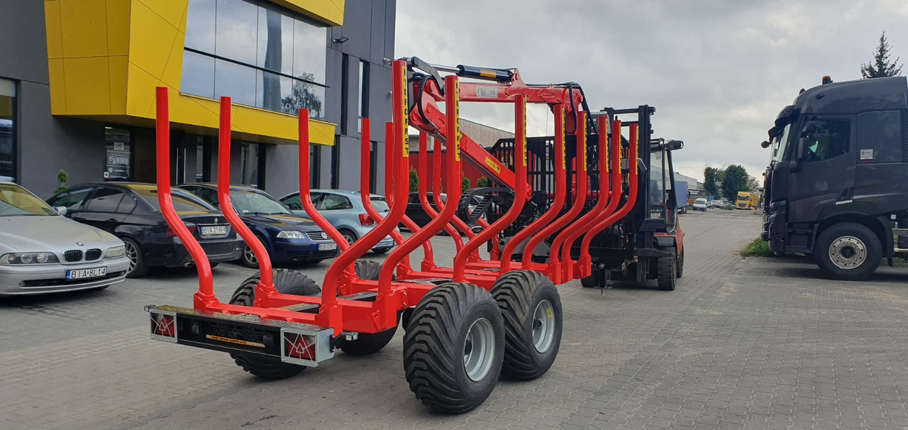 HYDROFAST Przyczepa leśna / Timber trailer / Holzanhänger / Remorque à bois / Remolque para madera - Rückewagen: das Bild 3 HYDROFAST Przyczepa leśna / Timber trailer / Holzanhänger / Remorque à bois / Remolque para madera - Rückewagen: das Bild 3