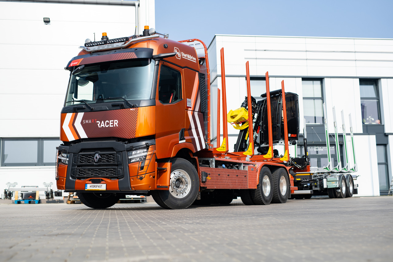 RENAULT TRUCKS C P6X4 Zabudowa do transportu drewna / Timber transport truck / Holztransportwagen/Camion de transport lemn - Holztransporter, Elektro-LKW: das Bild 4 RENAULT TRUCKS C P6X4 Zabudowa do transportu drewna / Timber transport truck / Holztransportwagen/Camion de transport lemn - Holztransporter, Elektro-LKW: das Bild 4