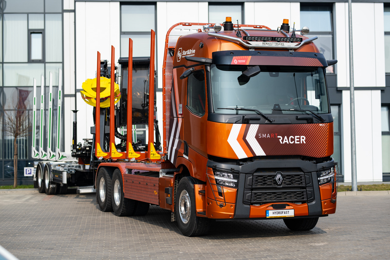 RENAULT TRUCKS C P6X4 Zabudowa do transportu drewna / Timber transport truck / Holztransportwagen/Camion de transport lemn - Holztransporter, Elektro-LKW: das Bild 3 RENAULT TRUCKS C P6X4 Zabudowa do transportu drewna / Timber transport truck / Holztransportwagen/Camion de transport lemn - Holztransporter, Elektro-LKW: das Bild 3