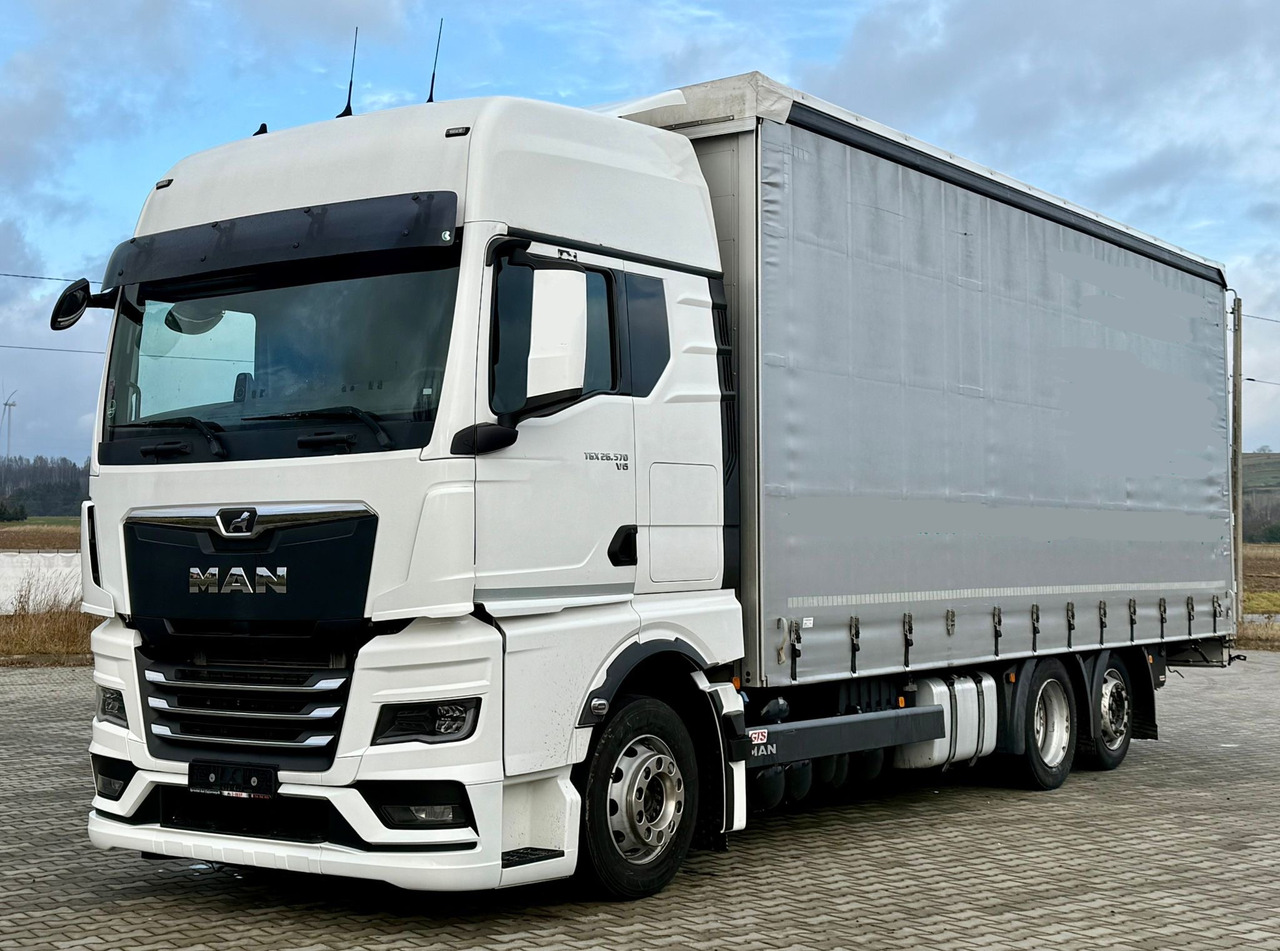 MAN TGX 26.470 / FIRANKA / 19 EUROPALET / XXL / NISKI PRZEBIEG / NOWY MODEL / 6X2 - Plane LKW: das Bild 2 MAN TGX 26.470 / FIRANKA / 19 EUROPALET / XXL / NISKI PRZEBIEG / NOWY MODEL / 6X2 - Plane LKW: das Bild 2
