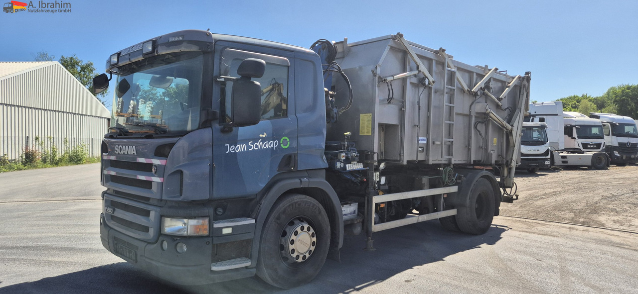 Scania P 280 Edelstahlkipper für Tierabfälle 2 Kammer - Kipper, Autokran: das Bild 1 Scania P 280 Edelstahlkipper für Tierabfälle 2 Kammer - Kipper, Autokran: das Bild 1