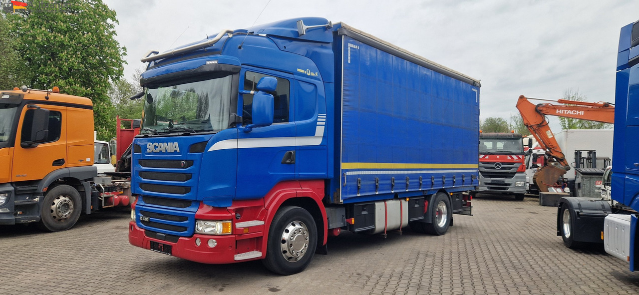 Scania R410 Retarder, Klima, Standklima Top Zustand!! - Plane LKW: das Bild 1 Scania R410 Retarder, Klima, Standklima Top Zustand!! - Plane LKW: das Bild 1