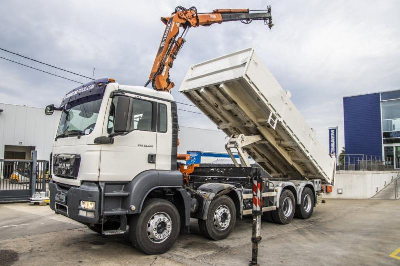 MAN TGS 35.400+TEREX 16T/2 - Kipper, Autokran: das Bild 1 MAN TGS 35.400+TEREX 16T/2 - Kipper, Autokran: das Bild 1