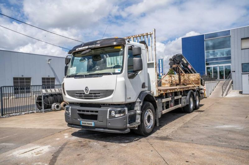 Renault LANDER 340 DXI-6X4+HIAB 14 T/m/3xhydr. - Pritsche LKW, Autokran: das Bild 1 Renault LANDER 340 DXI-6X4+HIAB 14 T/m/3xhydr. - Pritsche LKW, Autokran: das Bild 1