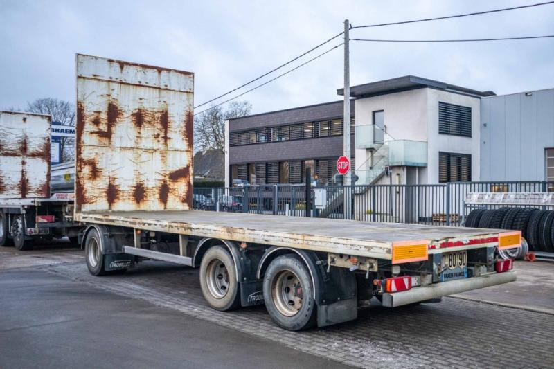 Trouillet PLATEAU + 3 ASSEN DOLLY - Pritschenanhänger/ Plattformanhänger: das Bild 4 Trouillet PLATEAU + 3 ASSEN DOLLY - Pritschenanhänger/ Plattformanhänger: das Bild 4
