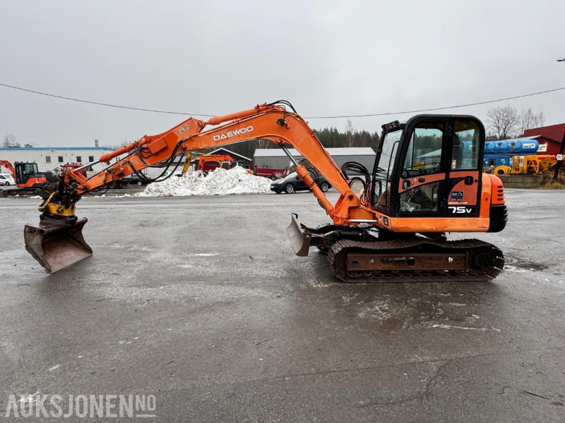 2004 Daewoo Solar 75v gravemaskin / tiltrotator / pusseskuffe / 3626 timer - Bagger: das Bild 2 2004 Daewoo Solar 75v gravemaskin / tiltrotator / pusseskuffe / 3626 timer - Bagger: das Bild 2