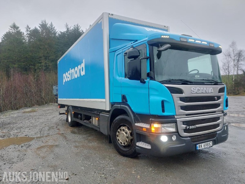 2013 Scania P-serie p280 lav km sideåpning på skap EURO 5 eu ok 11.2026 - Koffer LKW: das Bild 2 2013 Scania P-serie p280 lav km sideåpning på skap EURO 5 eu ok 11.2026 - Koffer LKW: das Bild 2
