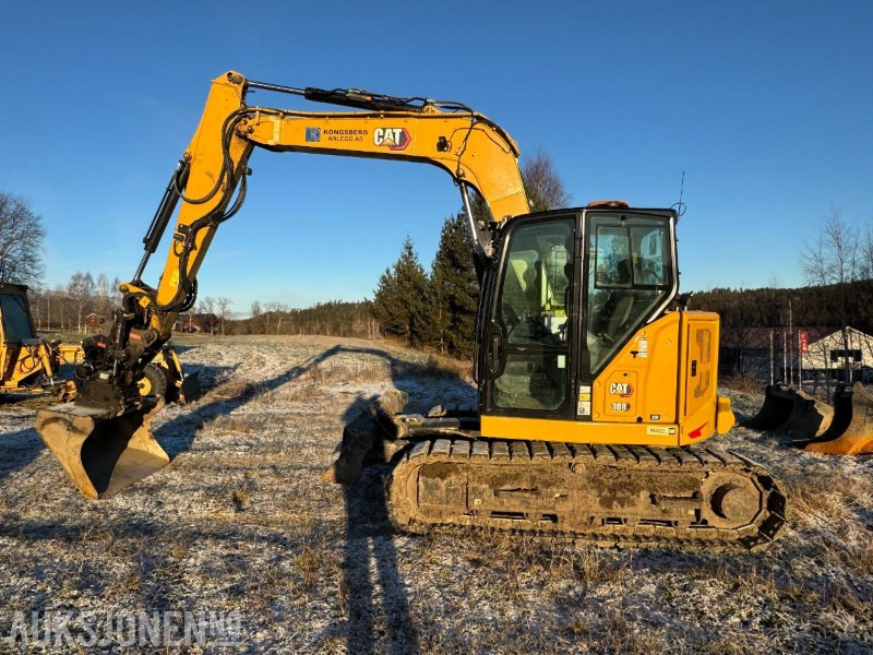 2022 Cat 308CR gravemaskin med gummipads / OilQuick / Engcon tiltrotator / 3 stk skuffer / 1334 timer - Bagger: das Bild 2 2022 Cat 308CR gravemaskin med gummipads / OilQuick / Engcon tiltrotator / 3 stk skuffer / 1334 timer - Bagger: das Bild 2
