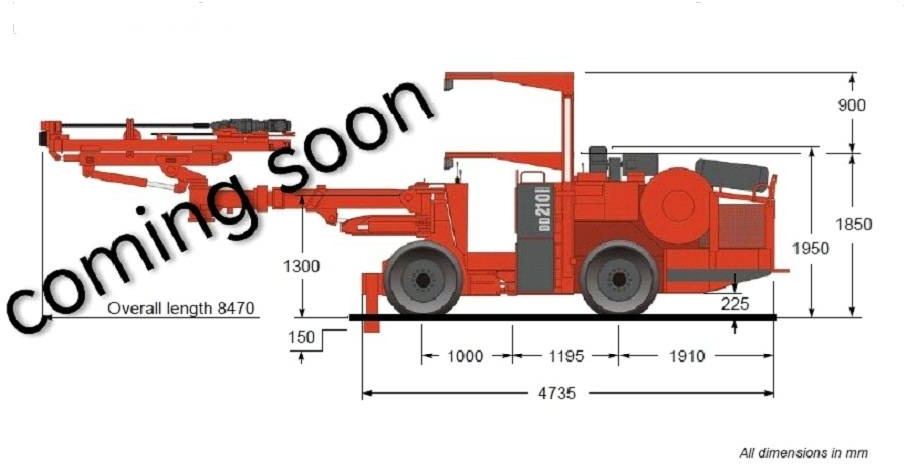 Sandvik DD 210 - Tunnelbaumaschine: das Bild 1 Sandvik DD 210 - Tunnelbaumaschine: das Bild 1