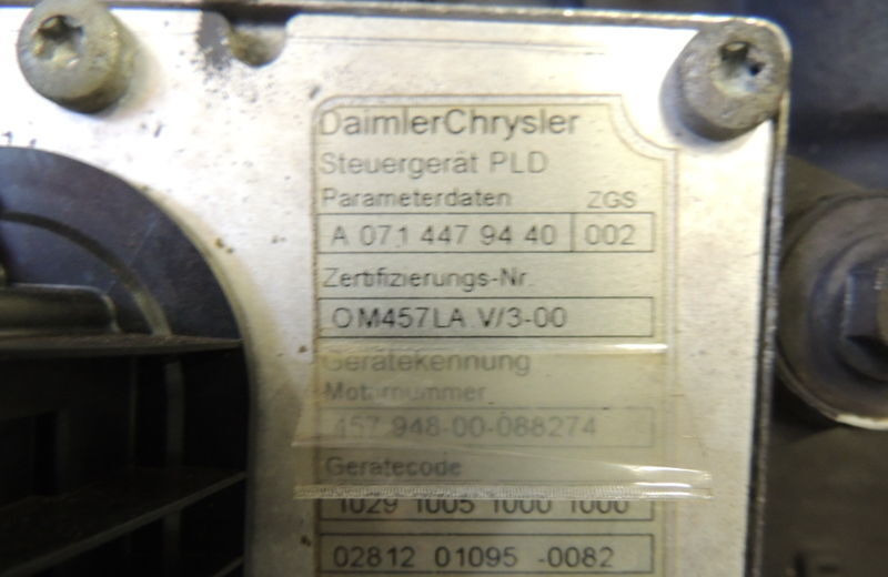 Mercedes-Benz OM457LA E5 for Mercedes-Benz AXOR truck for parts - Motor für LKW: das Bild 4 Mercedes-Benz OM457LA E5 for Mercedes-Benz AXOR truck for parts - Motor für LKW: das Bild 4