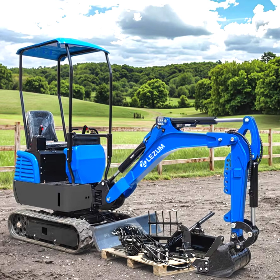 LEZUM Factory Sale Hybrid Mini Digger Excavators Home Farm Electric Remote Control Compact Pilot Digger Excavator with Free Shipping - Minibagger: das Bild 1 LEZUM Factory Sale Hybrid Mini Digger Excavators Home Farm Electric Remote Control Compact Pilot Digger Excavator with Free Shipping - Minibagger: das Bild 1