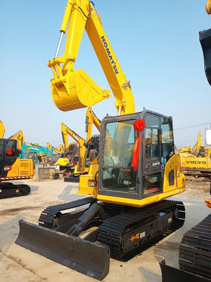 Komatsu PC 70 - Minibagger: das Bild 1 Komatsu PC 70 - Minibagger: das Bild 1