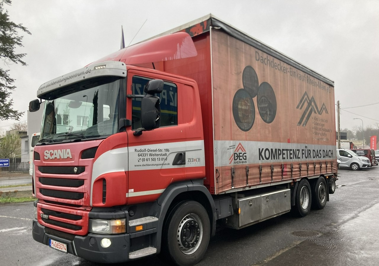 Inna Inny Scania G320 Wózek PALFINGER Firanka Plandeka plandeka Moffett 2012 - Transporter mit Plane: das Bild 1 Inna Inny Scania G320 Wózek PALFINGER Firanka Plandeka plandeka Moffett 2012 - Transporter mit Plane: das Bild 1