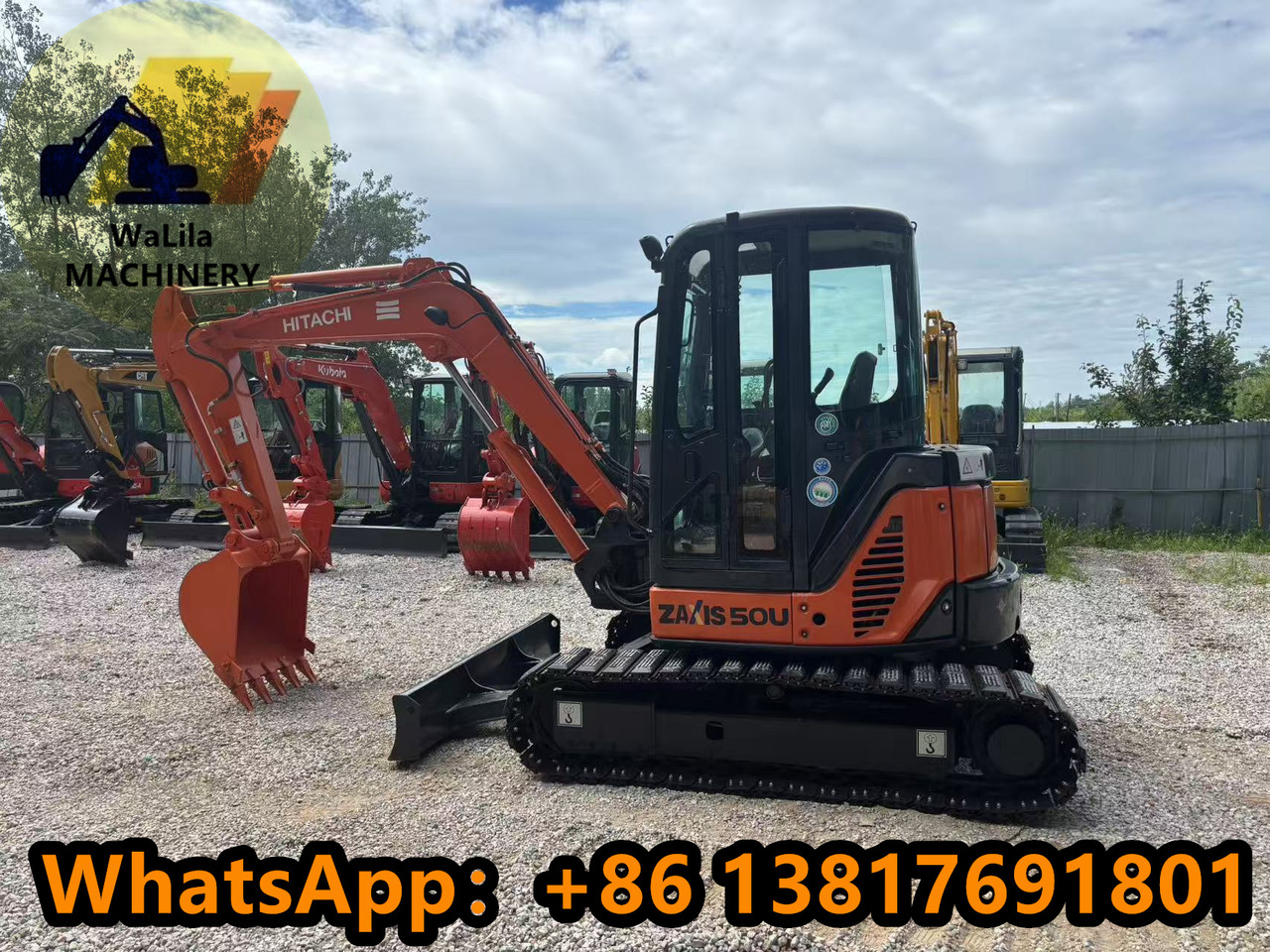 HITACHI ZX50US - Minibagger: das Bild 1 HITACHI ZX50US - Minibagger: das Bild 1