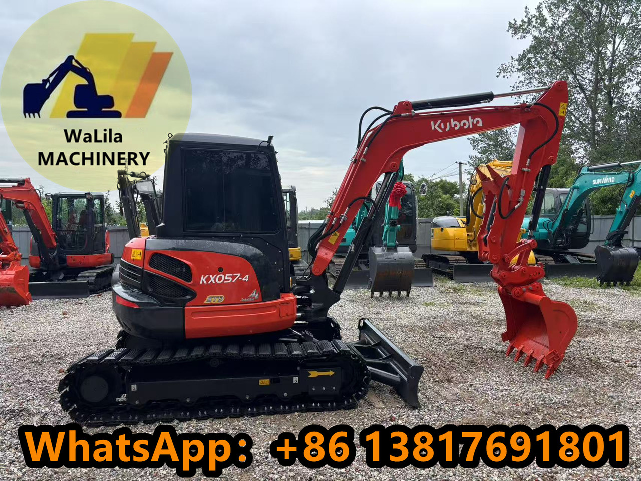 KUBOTA KX057-4 - Minibagger: das Bild 1 KUBOTA KX057-4 - Minibagger: das Bild 1