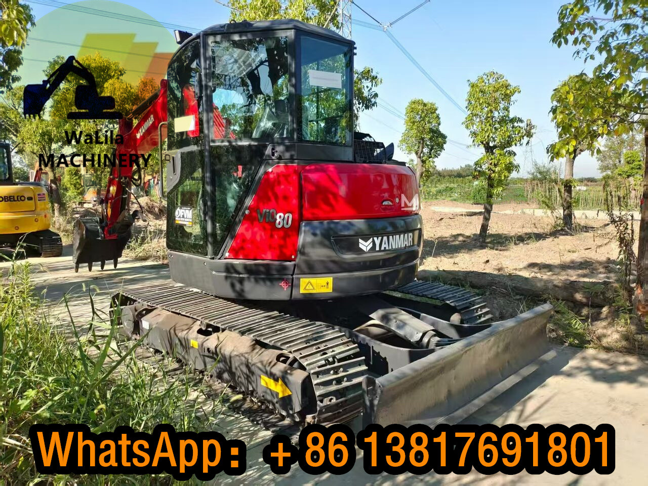 YANMAR VIO80 - Minibagger: das Bild 2 YANMAR VIO80 - Minibagger: das Bild 2
