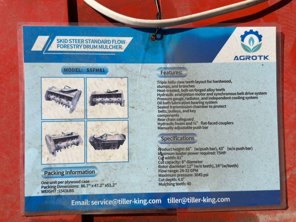 Forstmulcher Topcat SSFM81 NEW FORESTRY MULCHER: das Bild 6 Forstmulcher Topcat SSFM81 NEW FORESTRY MULCHER: das Bild 6