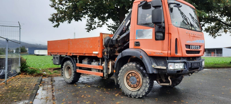 Iveco ML110-220 4x4 mit Kran+Funk - Pritsche LKW, Autokran: das Bild 1 Iveco ML110-220 4x4 mit Kran+Funk - Pritsche LKW, Autokran: das Bild 1