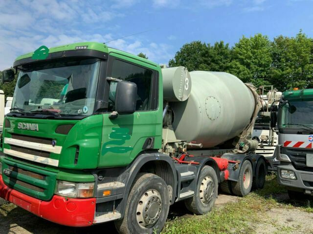Scania P340PS 8x4 Blatt/Blatt 1-Hand - Betonmischer LKW: das Bild 2 Scania P340PS 8x4 Blatt/Blatt 1-Hand - Betonmischer LKW: das Bild 2