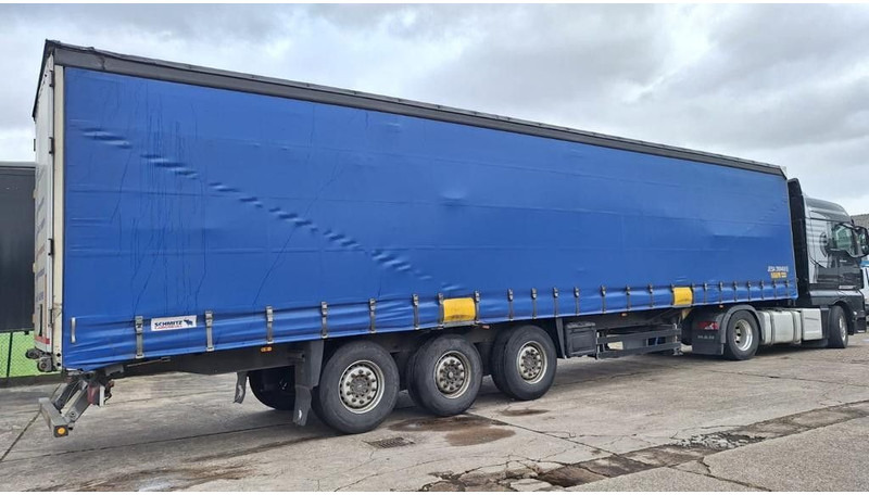 Schmitz Cargobull Pritsche Plane Bahn,Steckrungen - Planenauflieger: das Bild 3 Schmitz Cargobull Pritsche Plane Bahn,Steckrungen - Planenauflieger: das Bild 3