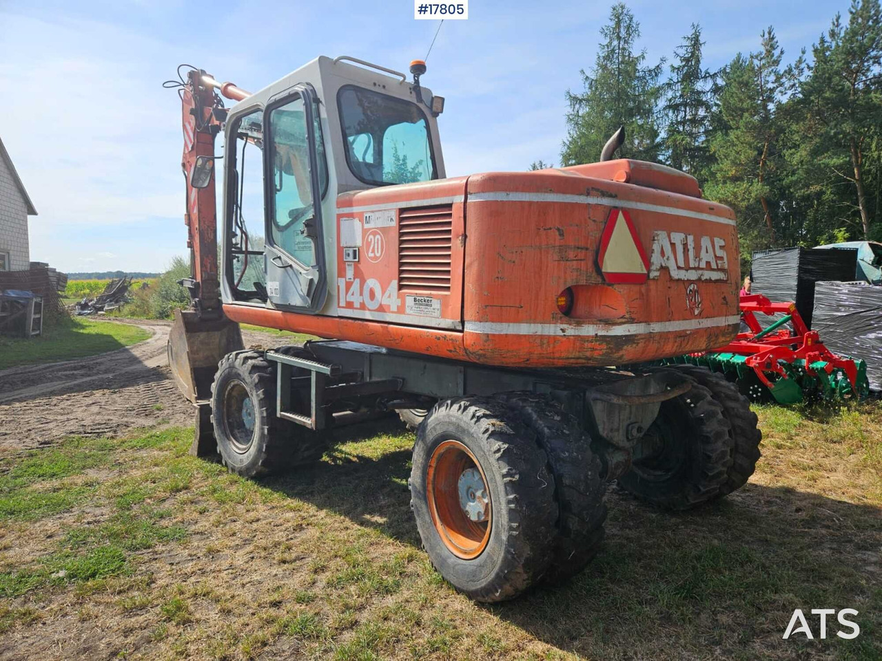 1995 Atlas 1404 - Mobilbagger: das Bild 5 1995 Atlas 1404 - Mobilbagger: das Bild 5