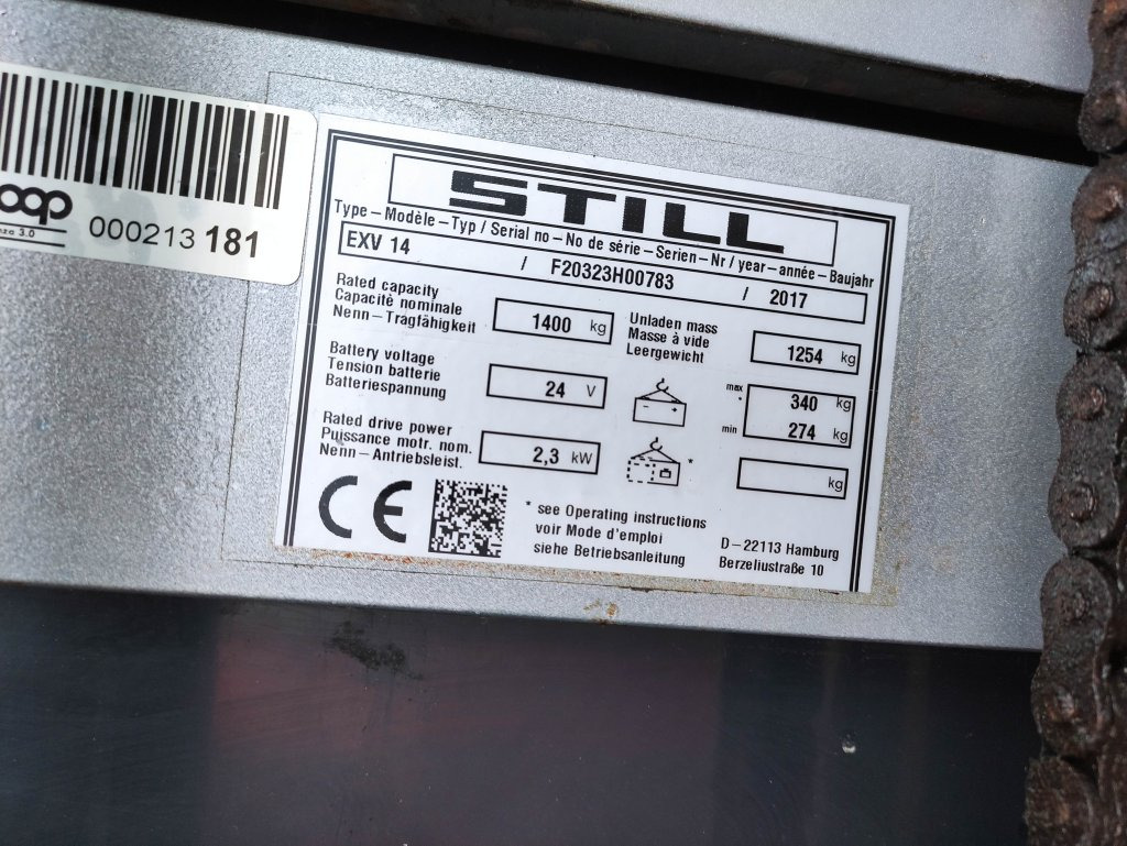 Still EXV 14 *Lack NEU* - Hochhubwagen: das Bild 5 Still EXV 14 *Lack NEU* - Hochhubwagen: das Bild 5