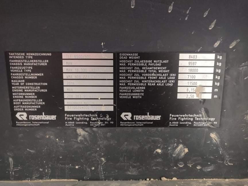 Rosenbauer MAN Mustang TLF 6500/500 - Feuerwehrfahrzeug: das Bild 5 Rosenbauer MAN Mustang TLF 6500/500 - Feuerwehrfahrzeug: das Bild 5