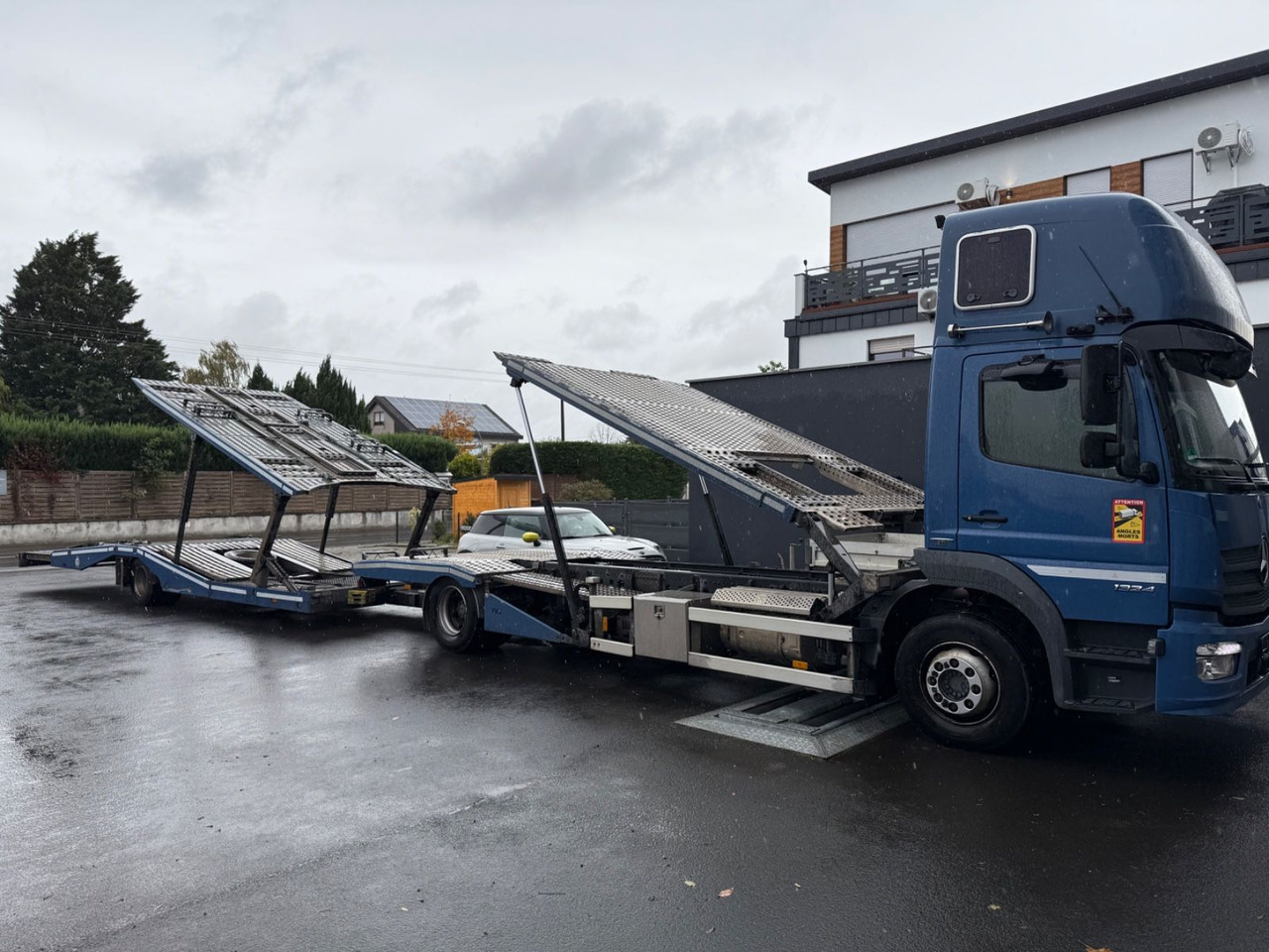 Mercedes-Benz Atego 1324 FVG 2017, VDI 2700, neuer Atm., Top - Autotransporter LKW: das Bild 1 Mercedes-Benz Atego 1324 FVG 2017, VDI 2700, neuer Atm., Top - Autotransporter LKW: das Bild 1