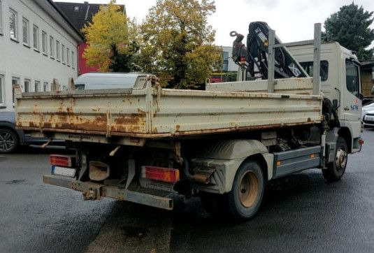 Mercedes-Benz Atego 2 4-Zyl. 4x2 918 4x2 MEILER HIAB066 FERNB - Kipper, Autokran: das Bild 4 Mercedes-Benz Atego 2 4-Zyl. 4x2 918 4x2 MEILER HIAB066 FERNB - Kipper, Autokran: das Bild 4