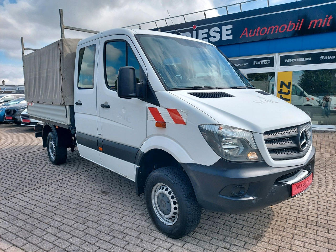 Mercedes-Benz Sprinter II Pritsche DoKa 316 4X4 Klima Standhei - Transporter mit Plane, Transporter mit Doppelkabine: das Bild 1 Mercedes-Benz Sprinter II Pritsche DoKa 316 4X4 Klima Standhei - Transporter mit Plane, Transporter mit Doppelkabine: das Bild 1