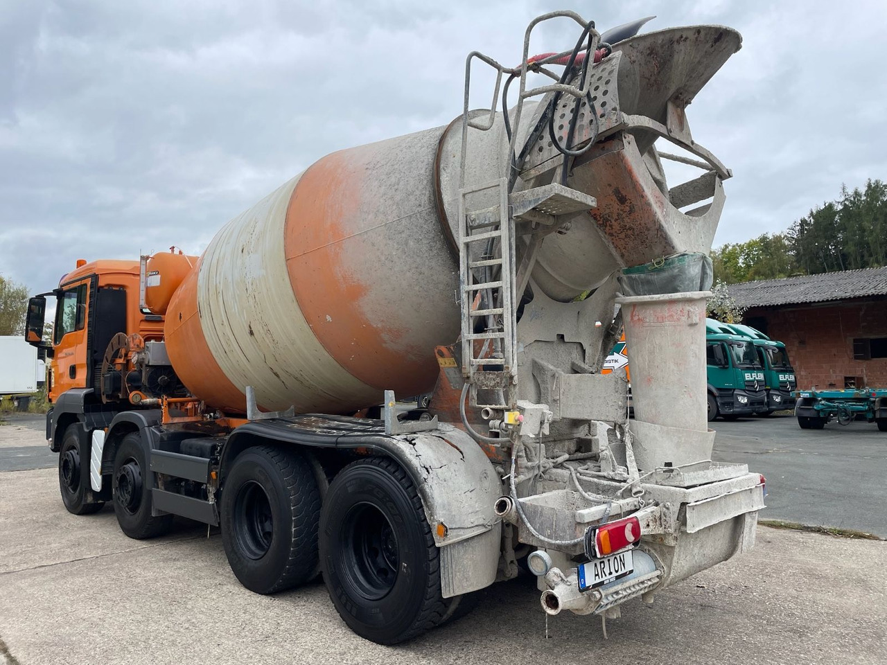 MAN TGS 32.360 8x4 BB Betonmischer/CIFA/SL9/9m3/EU4 - Betonmischer LKW: das Bild 4 MAN TGS 32.360 8x4 BB Betonmischer/CIFA/SL9/9m3/EU4 - Betonmischer LKW: das Bild 4