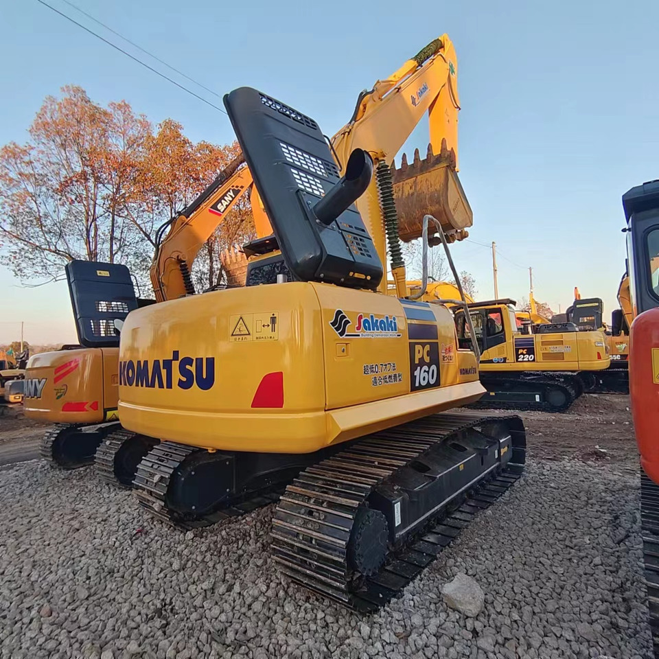 KOMATSU PC160 - Kettenbagger: das Bild 2 KOMATSU PC160 - Kettenbagger: das Bild 2