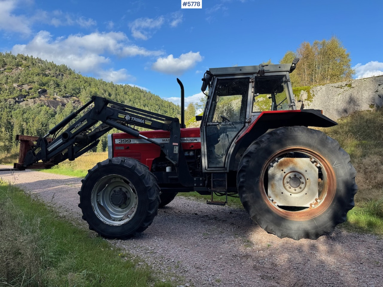 1995 Massey Ferguson 399 w/ front loader. - Traktor: das Bild 5 1995 Massey Ferguson 399 w/ front loader. - Traktor: das Bild 5