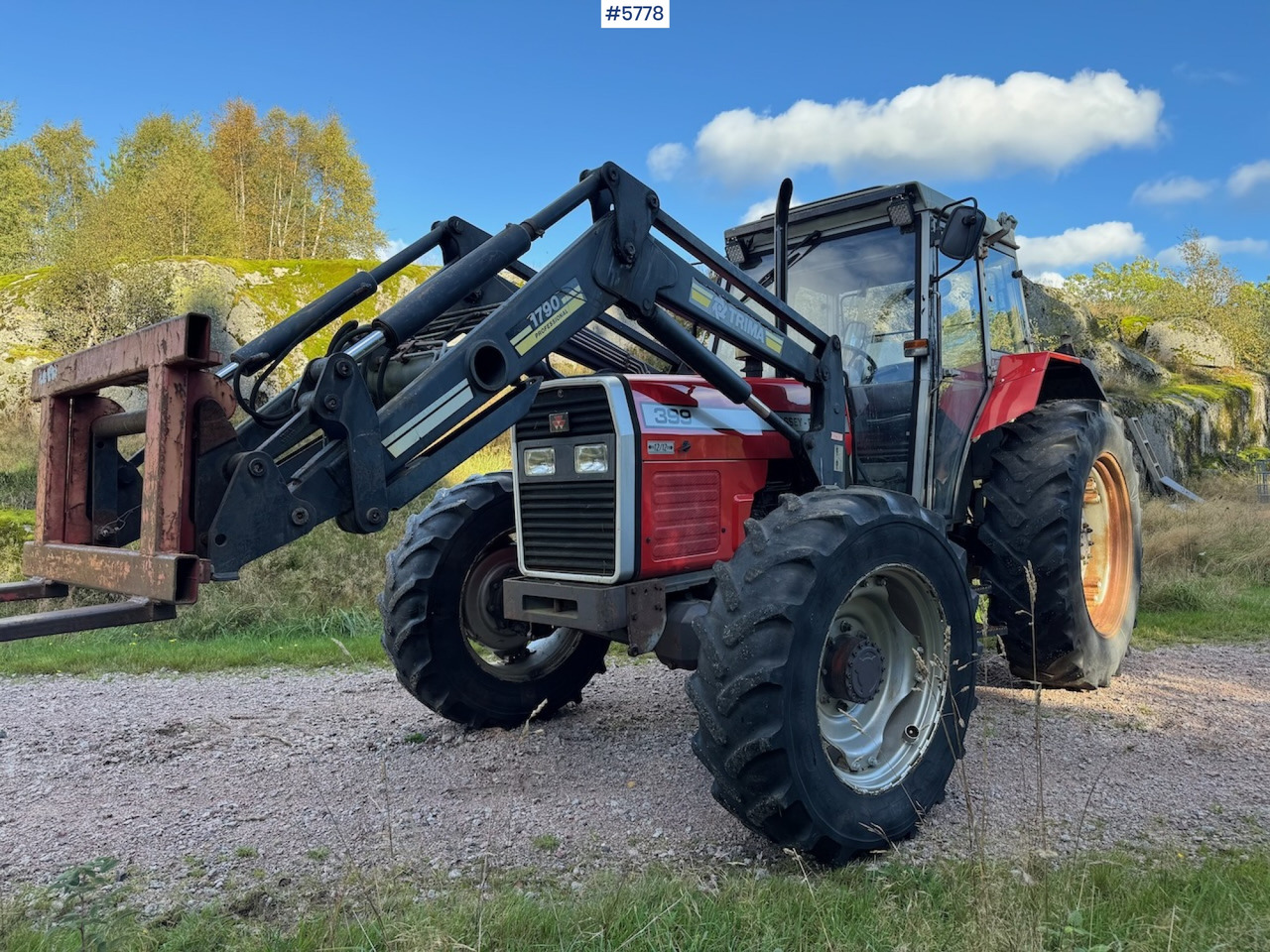 1995 Massey Ferguson 399 w/ front loader. - Traktor: das Bild 4 1995 Massey Ferguson 399 w/ front loader. - Traktor: das Bild 4