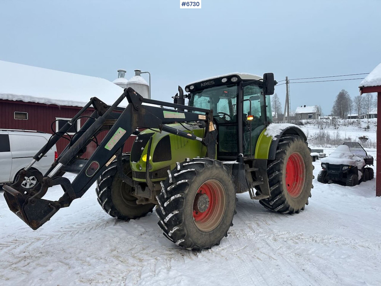 2007 Claas Ares 697 4x4 with front loader. SEE VIDEO. - Traktor: das Bild 1 2007 Claas Ares 697 4x4 with front loader. SEE VIDEO. - Traktor: das Bild 1