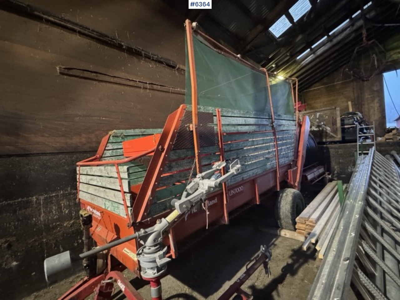 Approx. 1990 Kverneland UN7000 unloading wagon - Grünlandtechnik: das Bild 1 Approx. 1990 Kverneland UN7000 unloading wagon - Grünlandtechnik: das Bild 1