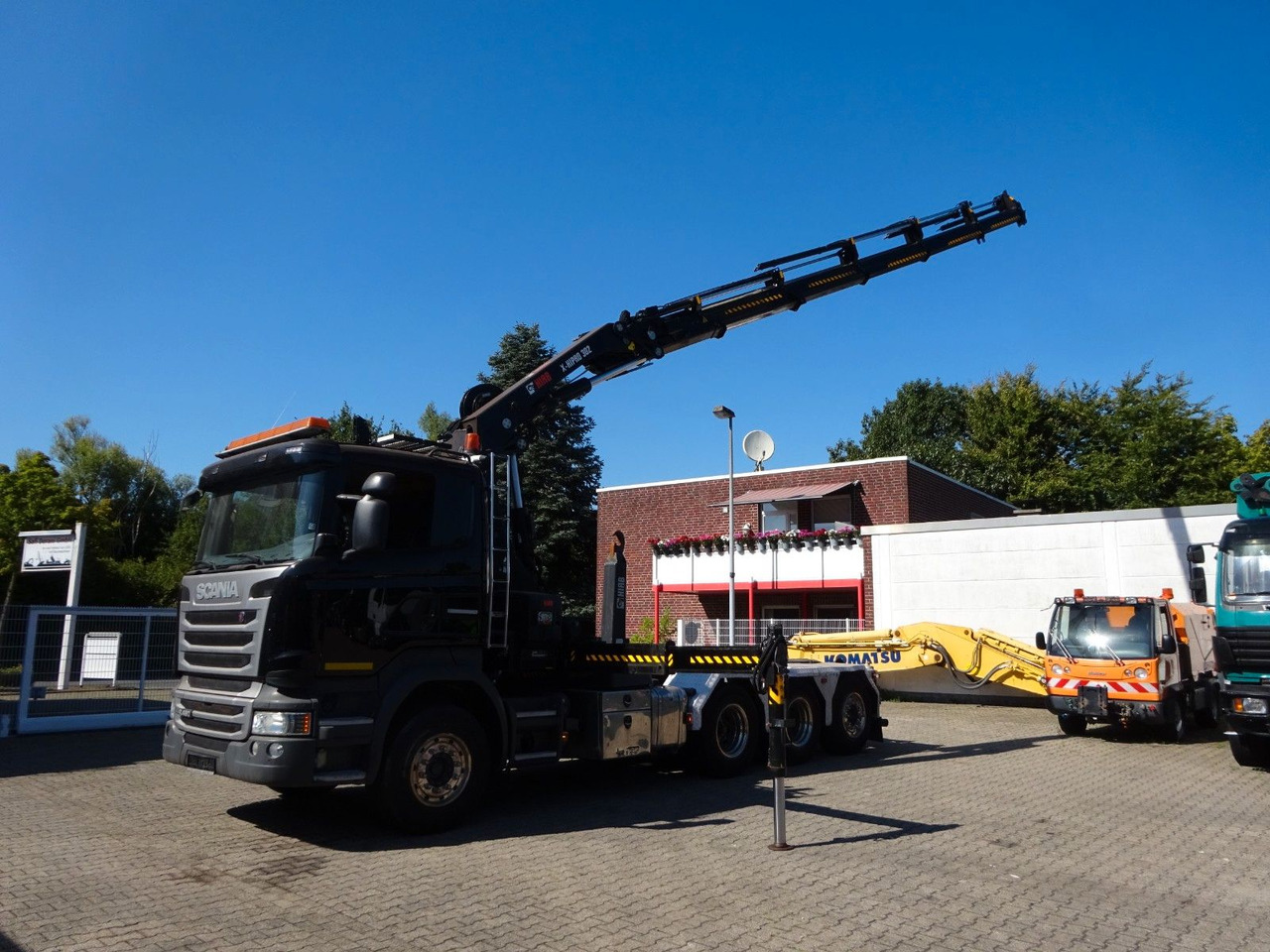 Scania R490 Abroller + HIAB 302E-6 Bj.2021 !Kran TRIDEM Scania R490 Abroller + HIAB 302E-6 Bj.2021 !Kran TRIDEM - Abrollkipper, Autokran: das Bild 3 Scania R490 Abroller + HIAB 302E-6 Bj.2021 !Kran TRIDEM Scania R490 Abroller + HIAB 302E-6 Bj.2021 !Kran TRIDEM - Abrollkipper, Autokran: das Bild 3