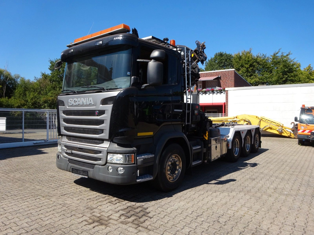 Scania R490 Abroller + HIAB 302E-6 Bj.2021 !Kran TRIDEM Scania R490 Abroller + HIAB 302E-6 Kran *BJ 2021* - Autokran, Abrollkipper: das Bild 5 Scania R490 Abroller + HIAB 302E-6 Bj.2021 !Kran TRIDEM Scania R490 Abroller + HIAB 302E-6 Kran *BJ 2021* - Autokran, Abrollkipper: das Bild 5